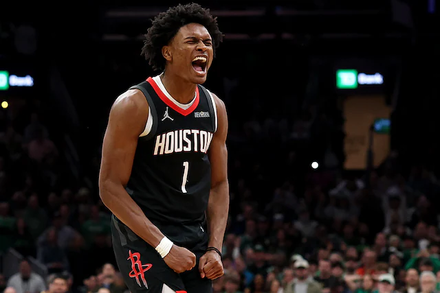 Perkins sees a star rising: Amen Thompson earning loud respect in Houston