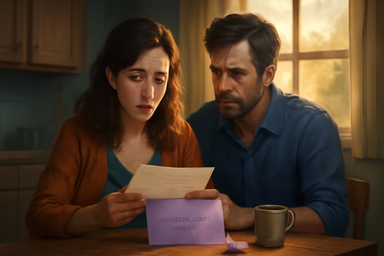 The Letter That Arrived After Their Divorce — And Was Written by Their Future Daughter