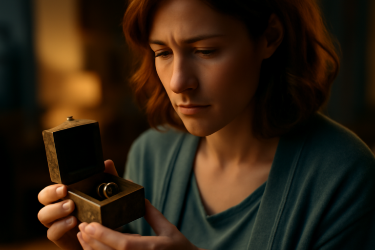 The Woman Who Found Her Wedding Ring in a Box She’d Never Seen — And Realized It Wasn’t Her Husband Who Put It There
