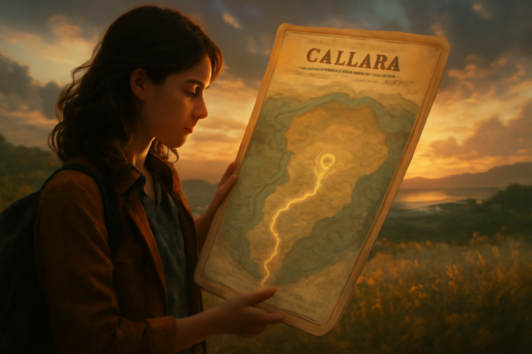 She Found a Map That Updates Itself — And Leads to a Vanished Civilization