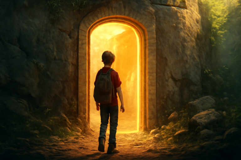 A Boy Uncovers a Doorway in Stone — And the World on the Other Side Remembers Him