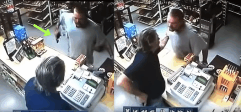 Robber Pulls Out Gun At Liquor Store, Cashier Did 4 Tours In Iraq