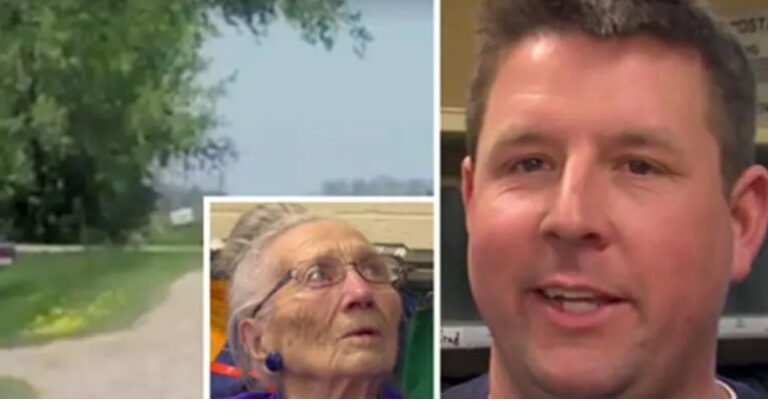 Mailman Hears Crying Inside 94-Year-Old Woman’s House So He Breaks Down The Door