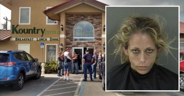 Crazy Woman Approaches Unsuspecting Strangers Outside Restaurant, Utters 4 Shocking, Sick Words