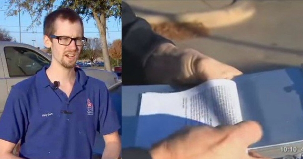 Man Shocked By What He Found Inside His Ticket After Cop Caught Him In Act