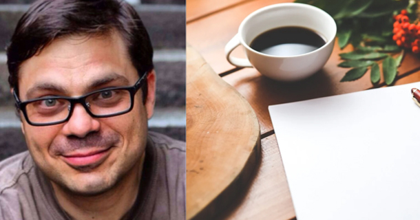 Father goes to coffee shop with daughter when a stranger slides a note on the table about his parenting