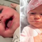 Baby was born with a ‘permanent smile,’ the reason behind it will leave you in awe!