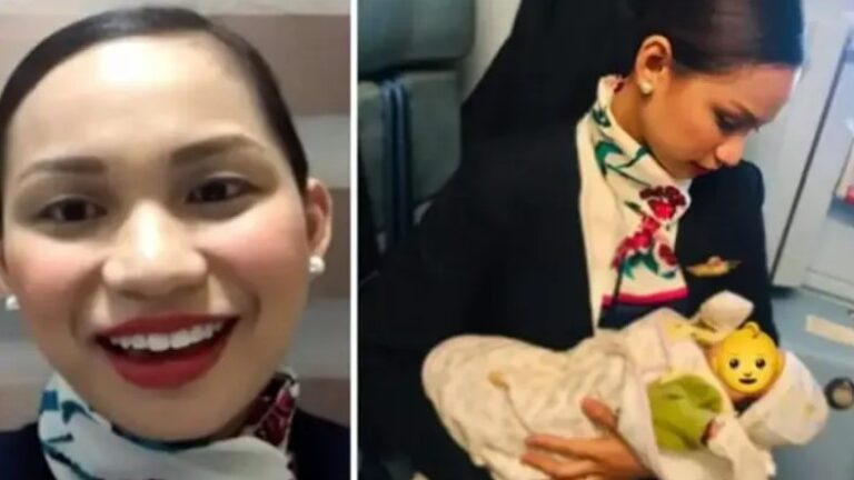 Flight Attendant Steps In To Help When Mom Runs Out Of Baby Formula Mid-Flight
