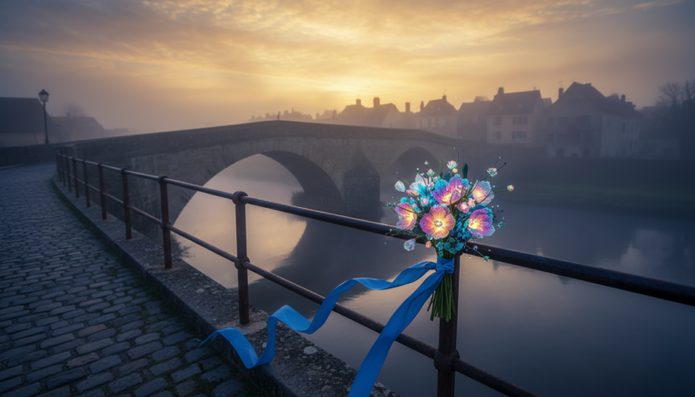 Someone Leaves Fresh Flowers on This Bridge Every Morning