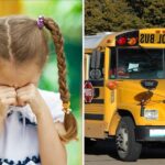 Every Day Little Girl Cries Before Getting On School Bus, Dad is Shocked When He Follows Her Inside