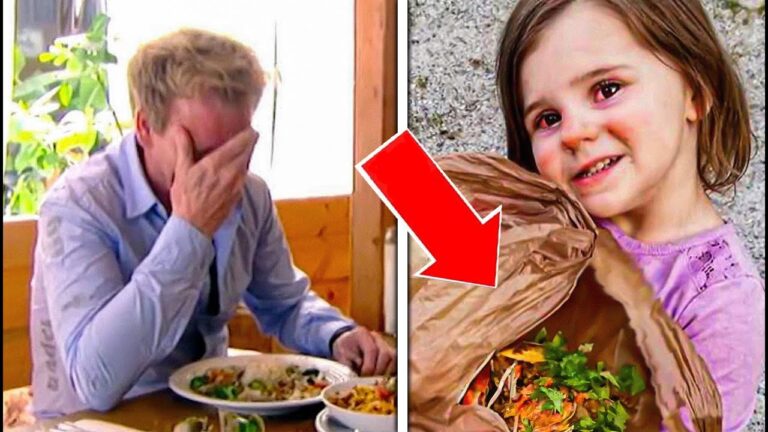 Little Girl Takes Millionaire’s Leftovers Every Day, He Followed Her And Was Shocked