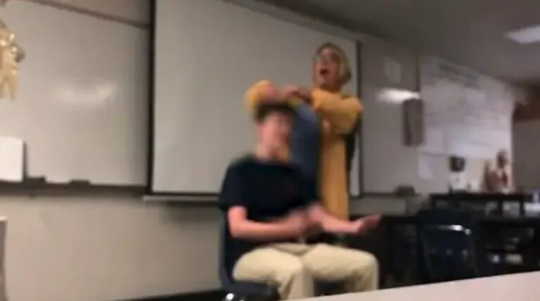 Teacher arrested after forcibly cutting a student’s hair while singing the national anthem