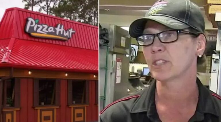 Woman begs her boyfriend to let her order pizza — and slips a note into the comments revealing his abuse