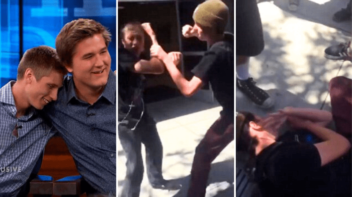 He stood up for his blind friend against bullies, only to face suspension himself