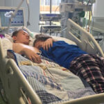 As his family faced an agonizing choice, a teenage girl held her boyfriend close and shared a heartbreaking message